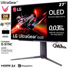 Monitor LG OLED UltraGear 27GR95QE-B 27 240Hz 03MS HDR10 G-Sync