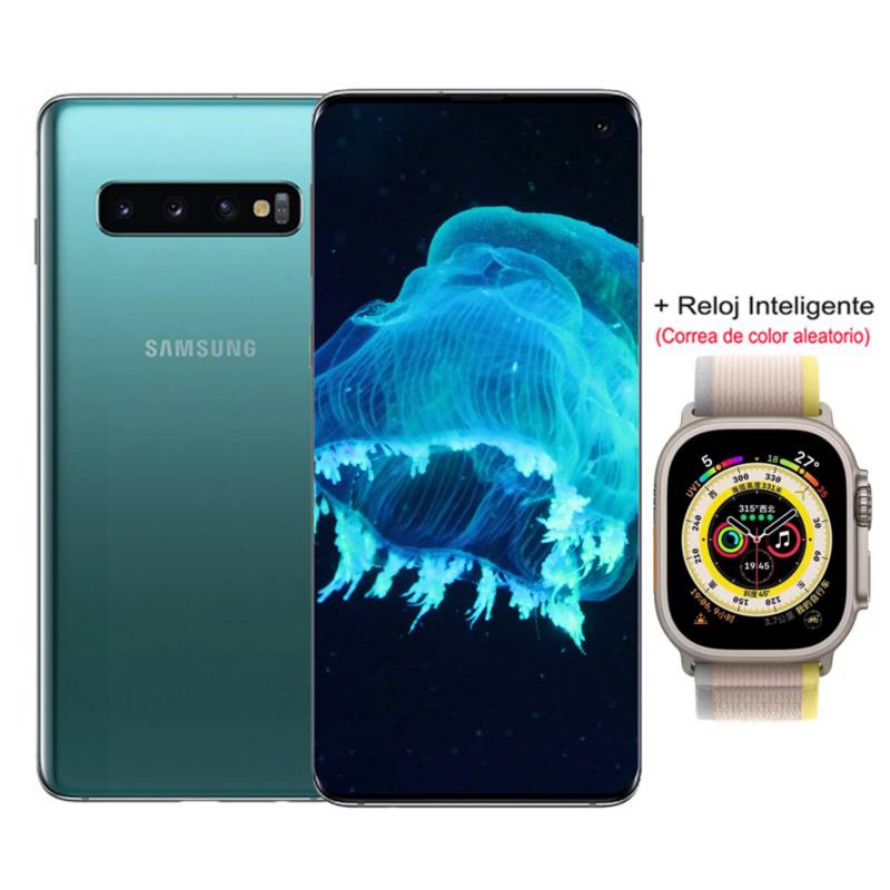 SAMSUNG - Samsung Galaxy S10 SM-G973U1 128GB Verde y Smartwatch