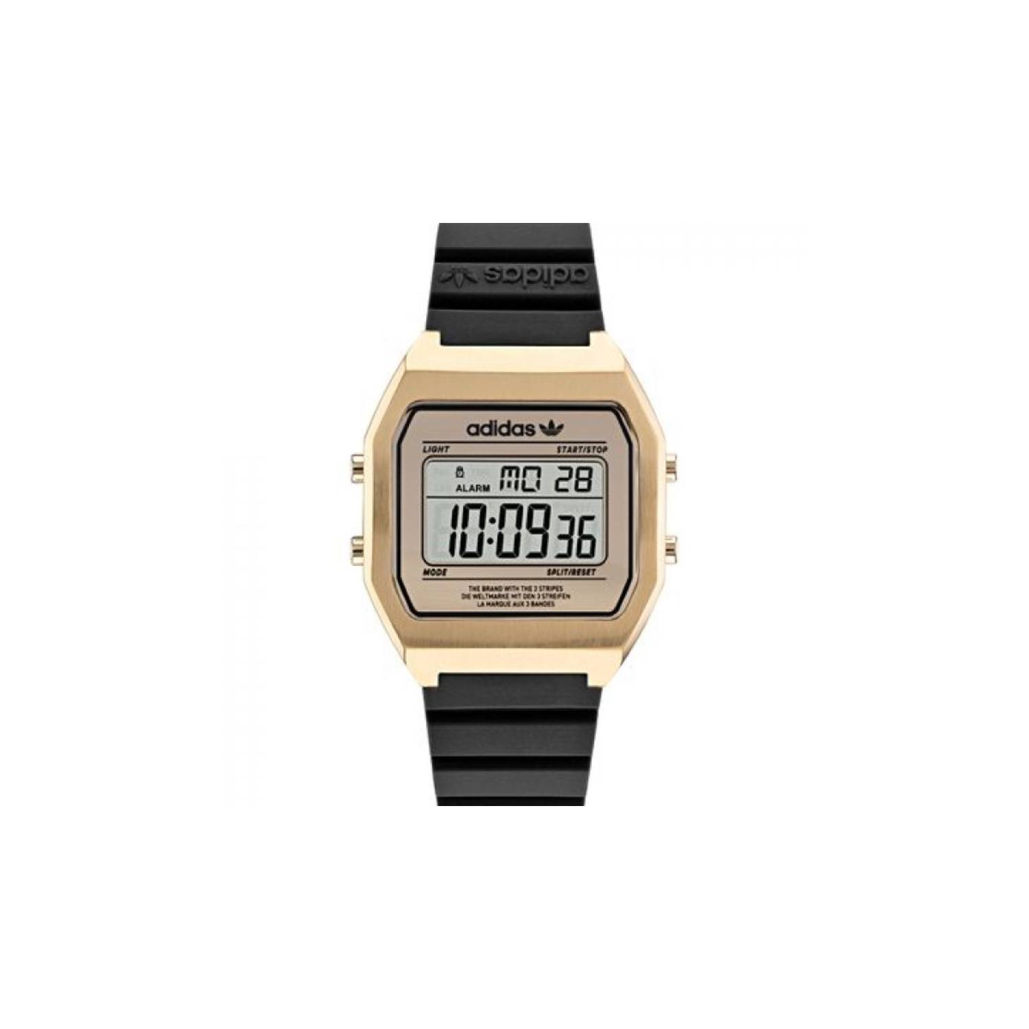 Reloj Para Hombre Adidas Street Digital Two Aost22075 Negro hombre