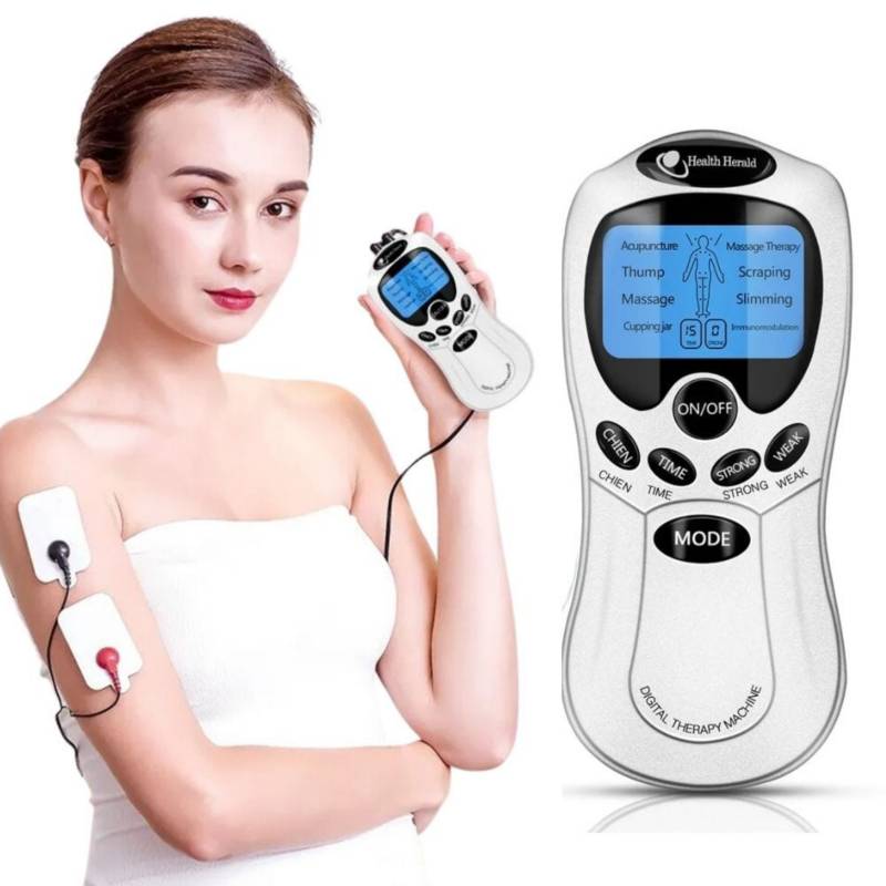 Pack Fisioterapia EMS electro estimulador + Lápiz Acupuntor. 2 Pcs