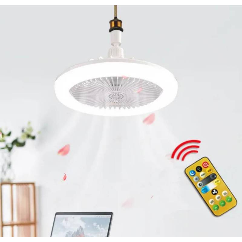 Foco Ventilador LED Ahorrador con Control Multifuncion Oficina Hogar  GENERICO