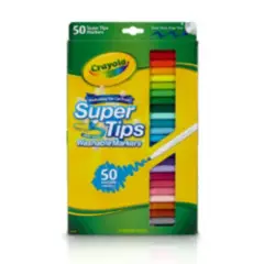 CRAYOLA - Marcadores Lavables Crayola Super Tips X 50