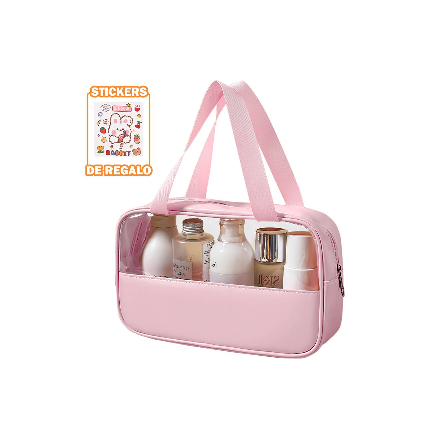 Organizador Bolso Dama Práctico Cosmeticos Redondo Neceser  Organizador de  cartera, Organizador de tela, Bolsas para maquillaje