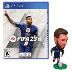 Fifa 23 Playstation 4 + Figura de Messi PSG