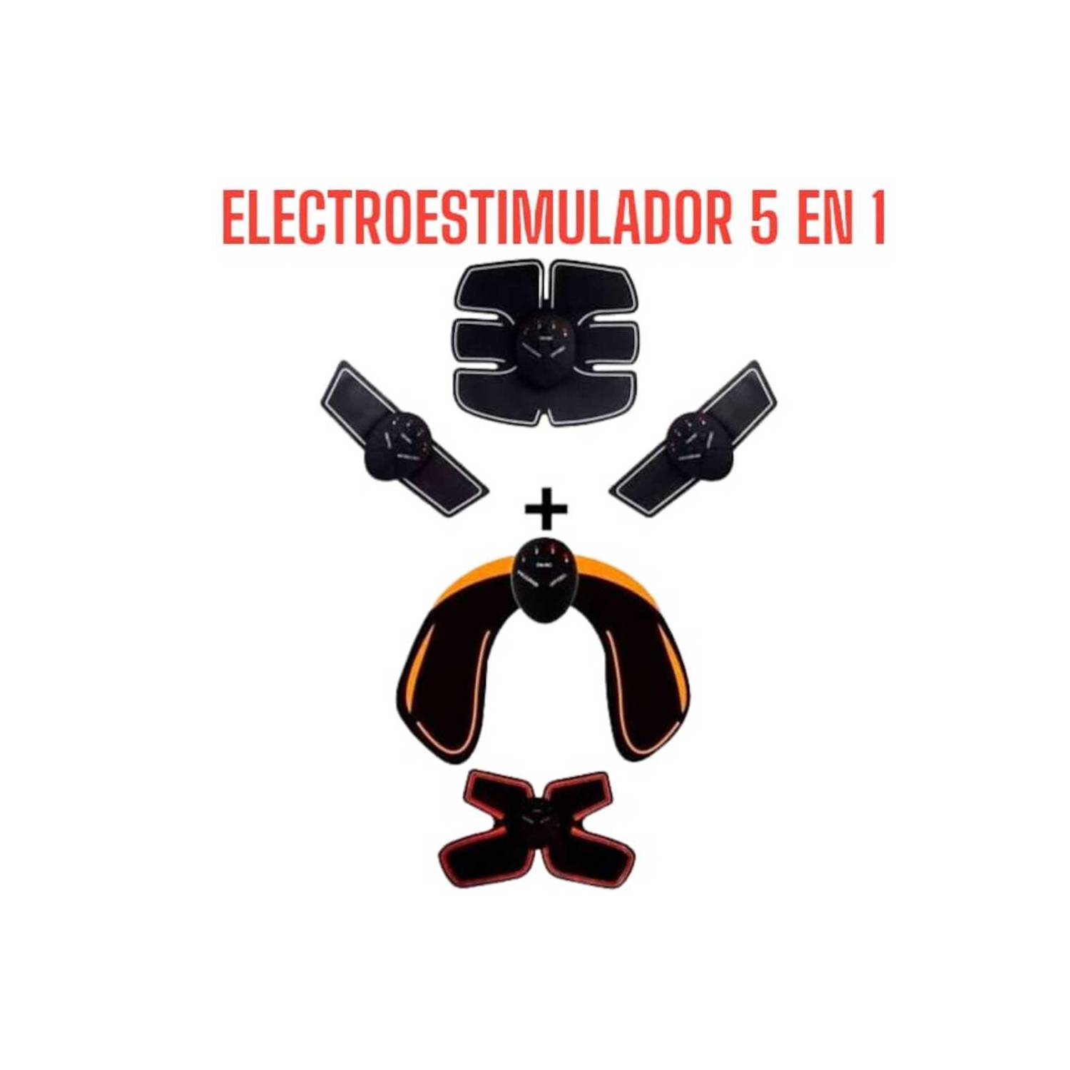 Electroestimulador muscular para abdominales, pierna, brazo