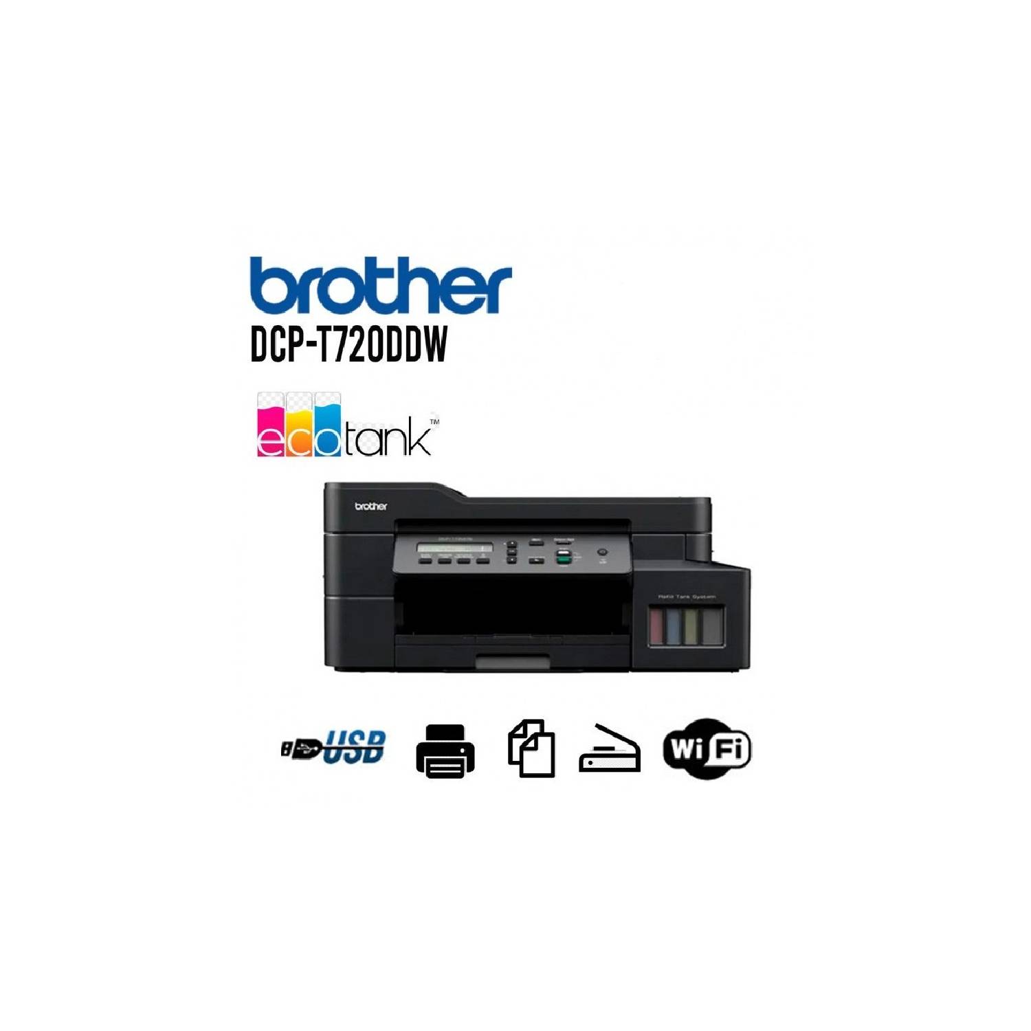 Impresora Brother DCPT720DW Multifuncional Wifi Dúplex + Obsequio