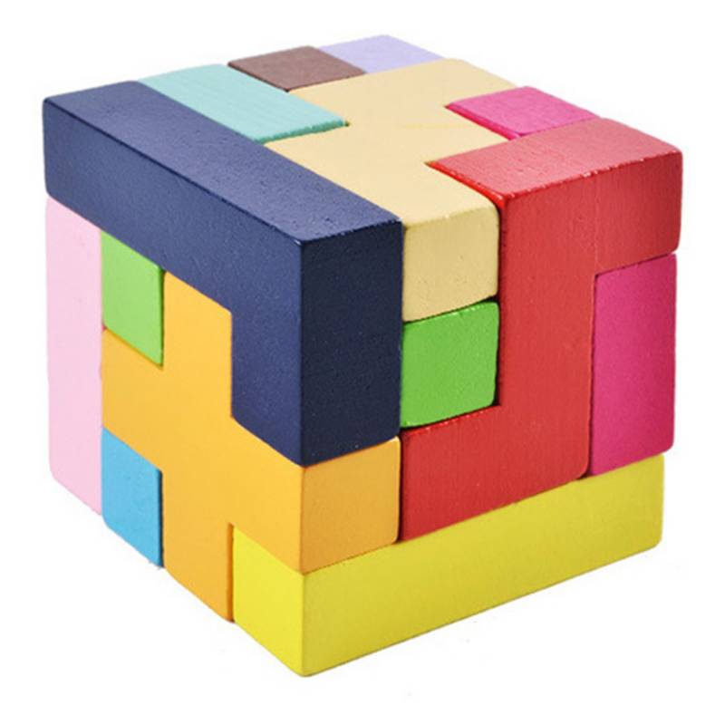 3D Tamgram Tetris Juguete Didactico Montessori GENERICO | falabella.com