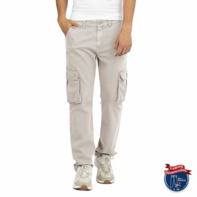 COTTONS JEANS Pantalón Drill Hombre Regular Cargo Lucas Largo 30