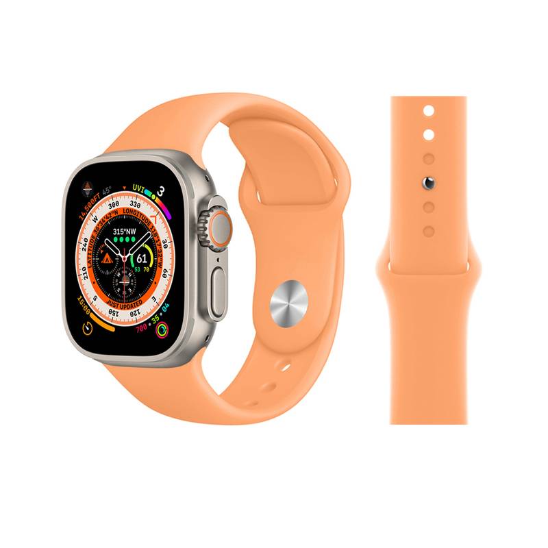 Correa de silicona compatible con Apple Watch de 42 mm, 44 mm, 40 mm, 38  mm, correa Fullmosa Rainbow de goma suave para iWatch para Apple Watch