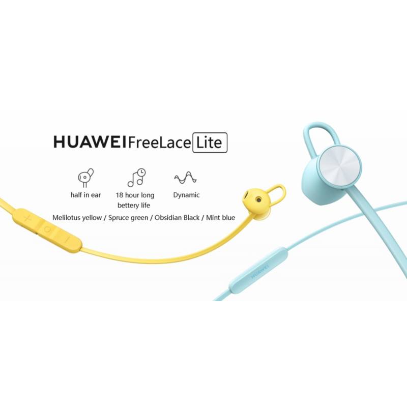 HUAWEI Auriculares inalámbricos huawei freelace noise cancelling verde