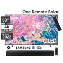 Televisor Samsung LED Smart TV 50 QLED UHD 4K QN50Q60BAKXZL + Soundbar HW-T400 Samsung