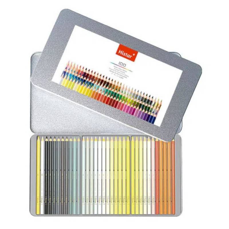 Faber-Castell 110006 Polychromos - Lápices de colores (48 unidades),  estuche de madera con accesorios, impermeable, inastillable, para  profesionales y