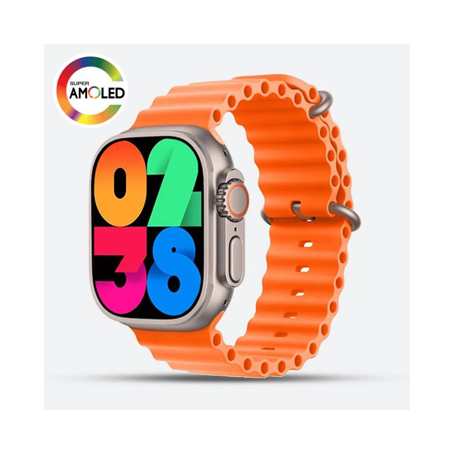 Smartwatch Fralugio Hk8 Pro Max Ultra Color Naranja