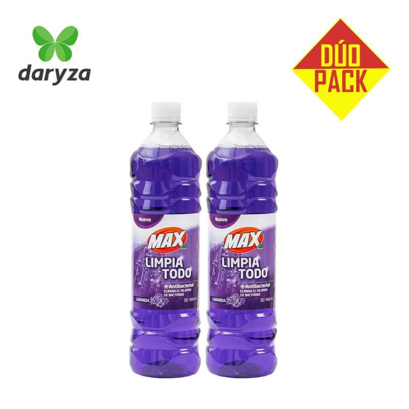 Limpiatodo Antibacterial Lavanda 900ml Daryza Max DÚo Pack Daryza 3953