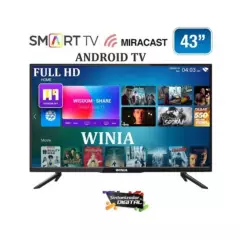 WINIA - Televisor Winia 43 Pulg. LED Smart TV Full HD L43V750BASW.