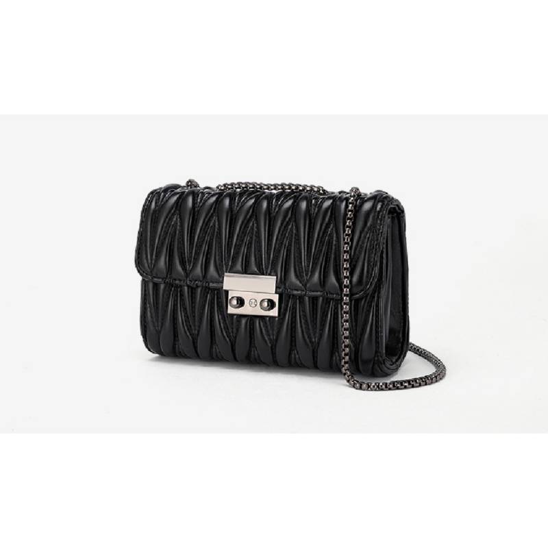 Cartera de Hombro Mujer Brillo Diamante Bolsa de Mano Black ITELSISTEM