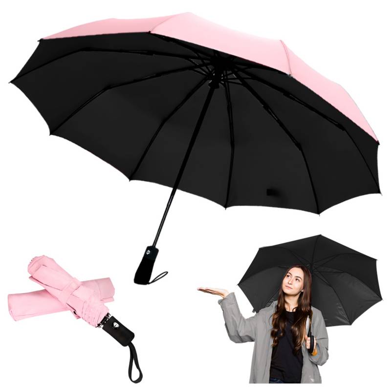 Paraguas Plegable con Protección UV Sombrilla de Mano K03