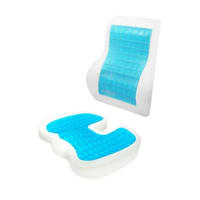 Cojin Gel/Espuma Lumbar Viscoelastico 