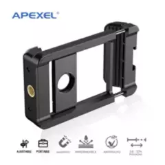 APEXEL - Soporte De Celular Apexel Para Dispositivo Optico A P L-F002 ABS Negro