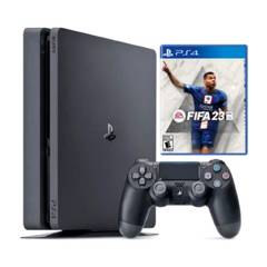 Consola PS4 Slim 1TB Negro + FIFA 23 REACONDICIONADA