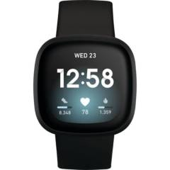 Smartwatch Fitbit Versa 3 - Negro/Aluminio