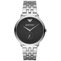EMPORIO ARMANI - Reloj Emporio Armani Modern Slim AR11161 Acero Plateado Dial Negro