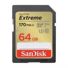 SANDISK - Memoria SD Sandisk 64GB - 170mb - Extreme