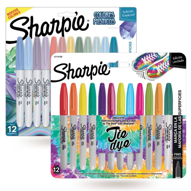 MARCADORES SHARPIE COLORES MISTICOS X24