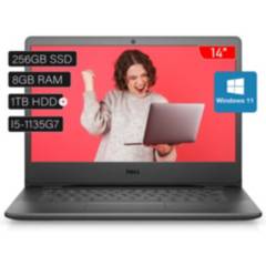Laptop Dell Vostro Intel Core i5 11va Gen 8GB RAM 256GB SSD + 1TB HDD 14'' HD WINDOWS 11