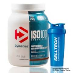 Proteína Dymatize Iso 100 5 lb Hidrolized Chocolate + Shaker