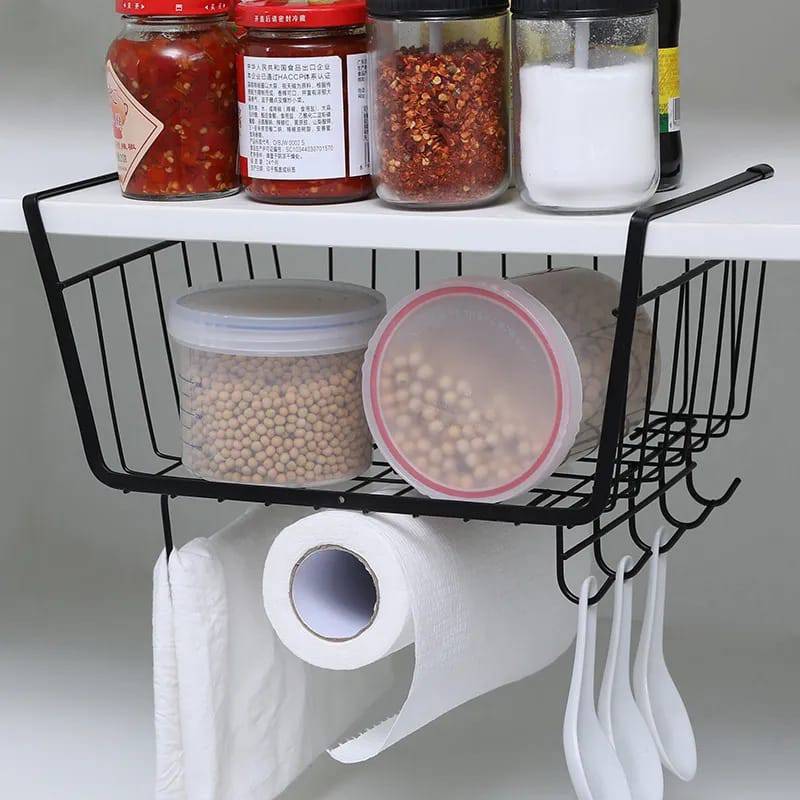 Combo Organizador Cocina (1 Canasta Organizadora + 1 Porta triple + 2  Canastas Shia Baja)