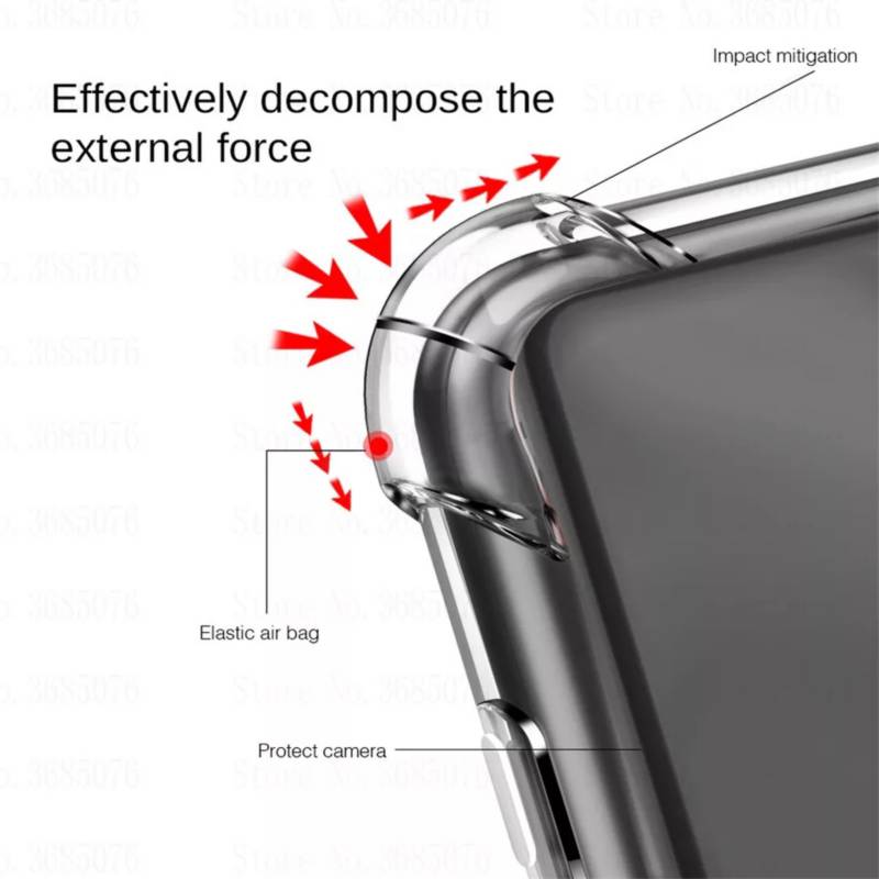 Samsung Galaxy A53 5G Funda Anti-Shock transparente