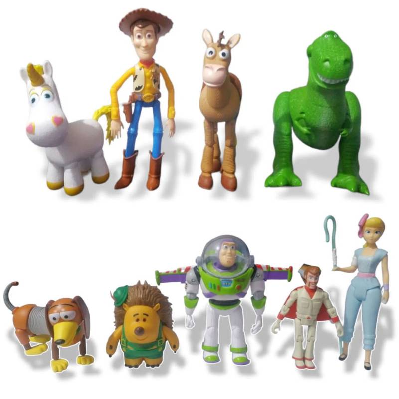 Toy Story Muñecos de Jebe Articulados Set de 9 Modelo 1