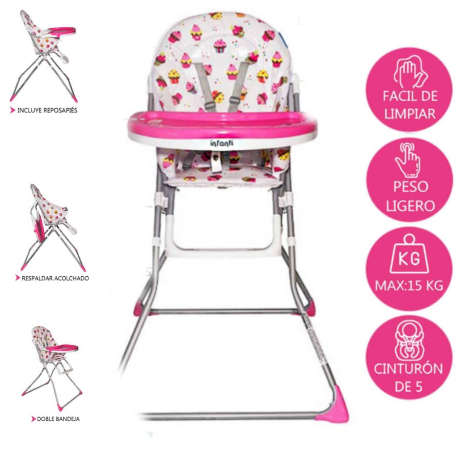 Sillita de comer Candy Rosa by Infanti - En Oferta y 18 Cuotas sin Interés