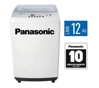 Lavadora Panasonic 12kg NA-F120L6WRH – Blanco / Ivance Electronic