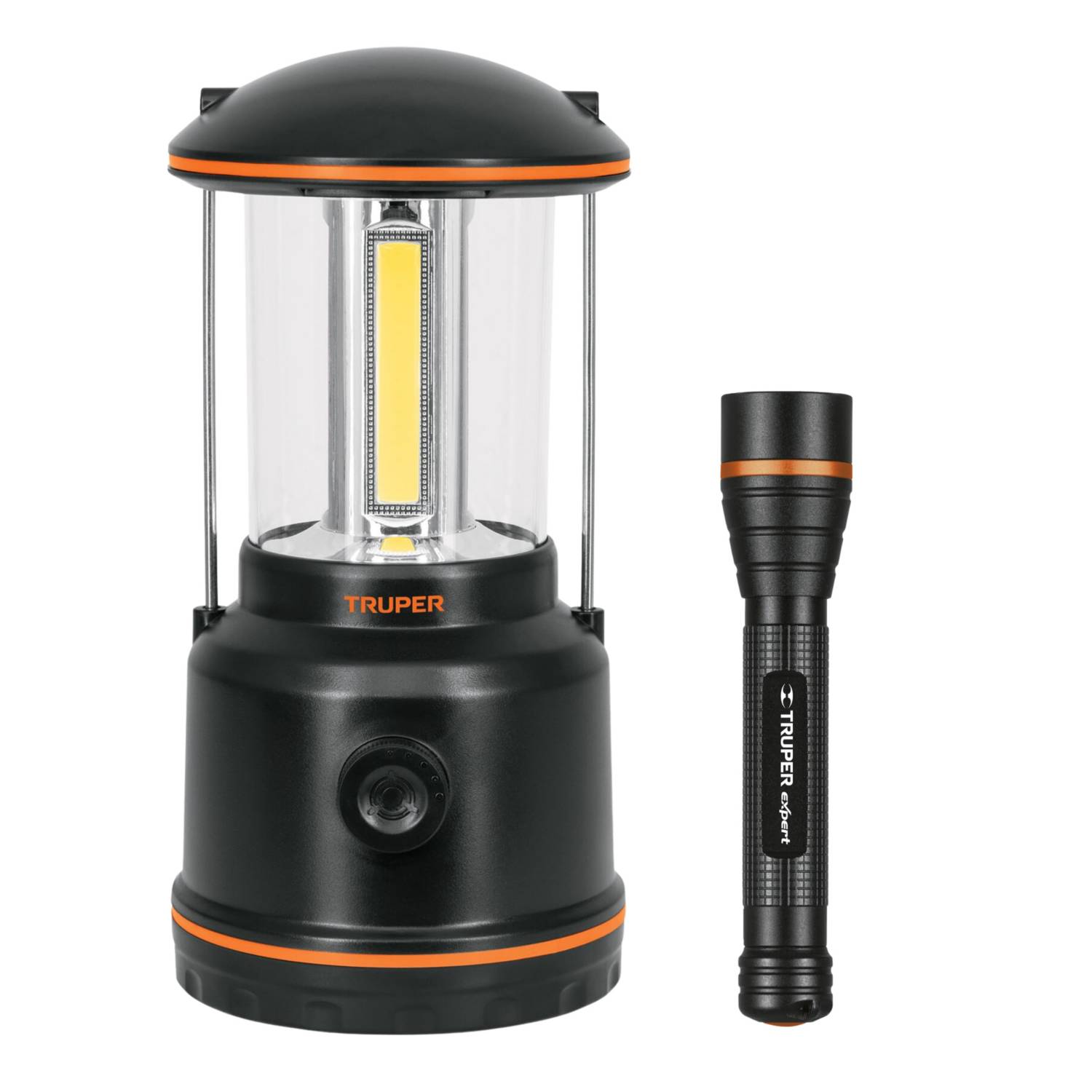 Linterna de camping LED recargable, 600 lm, linterna desmontable