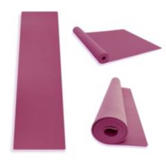 SUNSET BOARD - Mat de yoga o colchoneta para ejercicios guinda de 4 mm