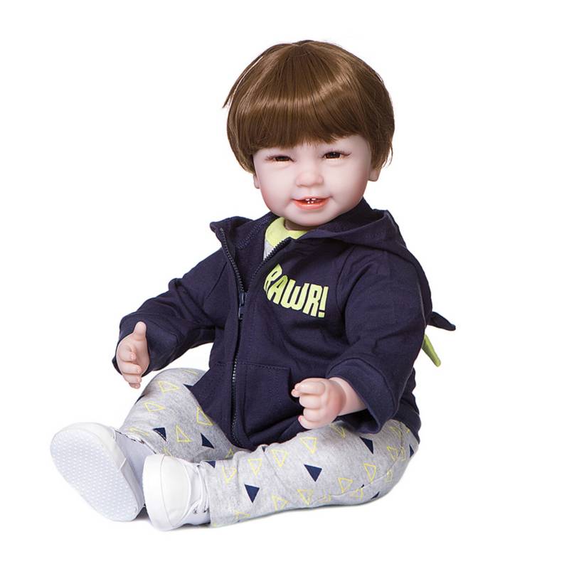 Muñeca bebe reborn de silicona juguetes para 55cm LIANYUN | falabella.com