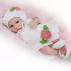 LIANYUN - Muñeca bebe reborn vinilo de silicona juguetes para 26cm