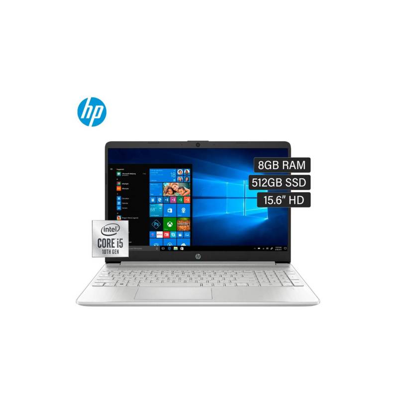Laptop Hp 15 Dw1066la Intel Core I5 10210u 8gb 512gb Ssd 156 Hp 8499