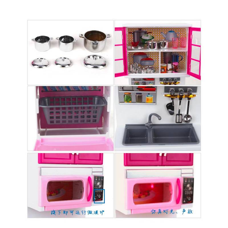 Set de Cocina con Accesorios Niñas Juguete x1 GENERICO