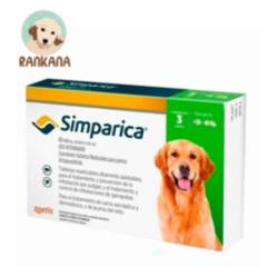 SIMPARICA - Antipulgas Simparica para Perros de 20 a 40 kg x 3 tabletas