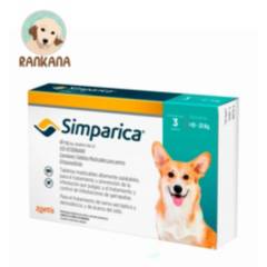 Antipulgas Simparica para Perros de 10 a 20 kg x 3 tabletas