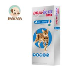 BRAVECTO - Antipulgas Bravecto Plus para GATOS de 2.8 a 6.25 kg