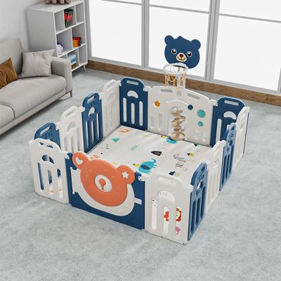 CORRAL CORRALITO PLEGABLE PARA BEBES CON PANEL DE JUEGOS GENERICO