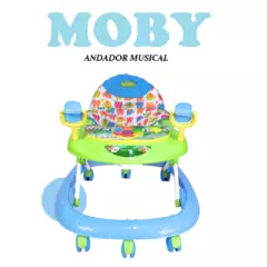 BABY KITS - Andador Musical Para Bebe Moby Bandeja Didactico - Verde