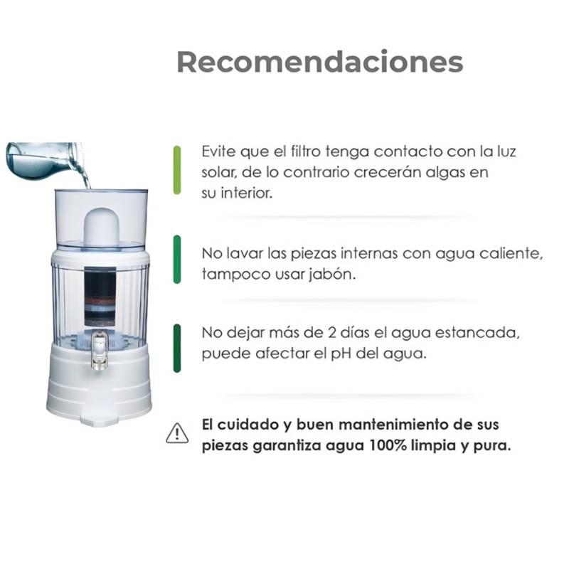 Potabilizador de agua estancada.