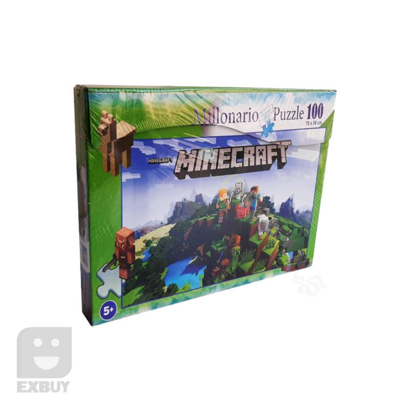 Rompecabezas 100 Piezas de Minecraft - GENERICO |