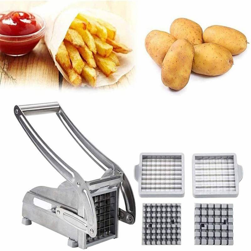 Fabricante de papas fritas, picadora de patatas fritas, picadora de  verduras, mejor para papas fritas, rebanadoras de manzana, papas fritas,  waffles
