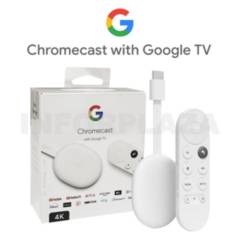 GOOGLE - Google Chromecast 4K con Google TV Cuarta Generación